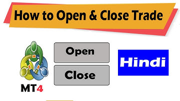 How to open and Close trade In Mt4 Hindi urdu || Forex Trading Course Part 1