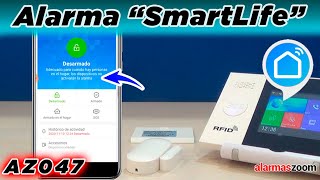 🚨 Review alarma para casa WiFi + GSM APP Smart Life APP compatible domotica Tuya Configuracion APP