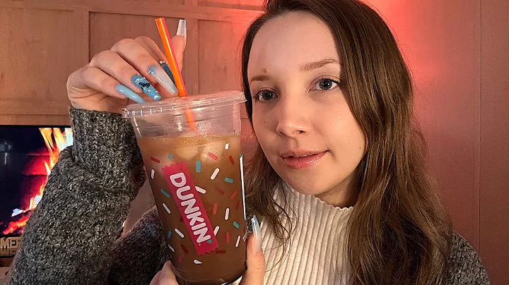 ASMR | Iced Coffee Triggers, Extra Long Nails, & Soft Whispers!💖