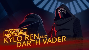 Kylo Ren and Darth Vader - A Legacy of Power | Star Wars Galaxy of Adventures