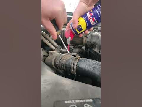 Repaired blown radiator hose with insulating tape | Fitting new hose