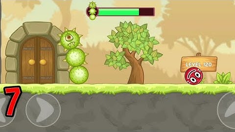 Red Ball 5 - Gameplay Walkthrough Part 7 - Levels 101- 120 (BOSS LEVEL) - (iOS, Android)