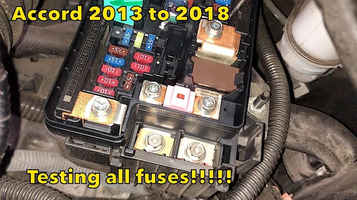 Checking all fuses on Honda Accord 2013 to 2017   #acfuse #hornfuse #fuelpumpfuse #phonechargerfuse