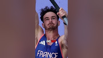 French Pole Vaulter DISQUALIFIED because of his BULGE! 😳😳 #shorts #shortsfeed #olympics