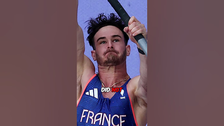 French Pole Vaulter DISQUALIFIED because of his BULGE! 😳😳 #shorts #shortsfeed #olympics