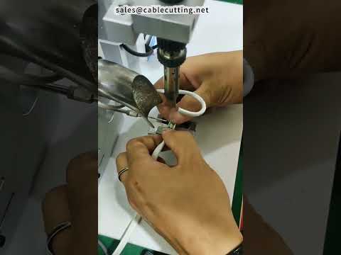 Universal DC Plug Soldering Machine Handles Various Sizes