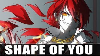 Nightcore - Shape Of You (Rock Cover)