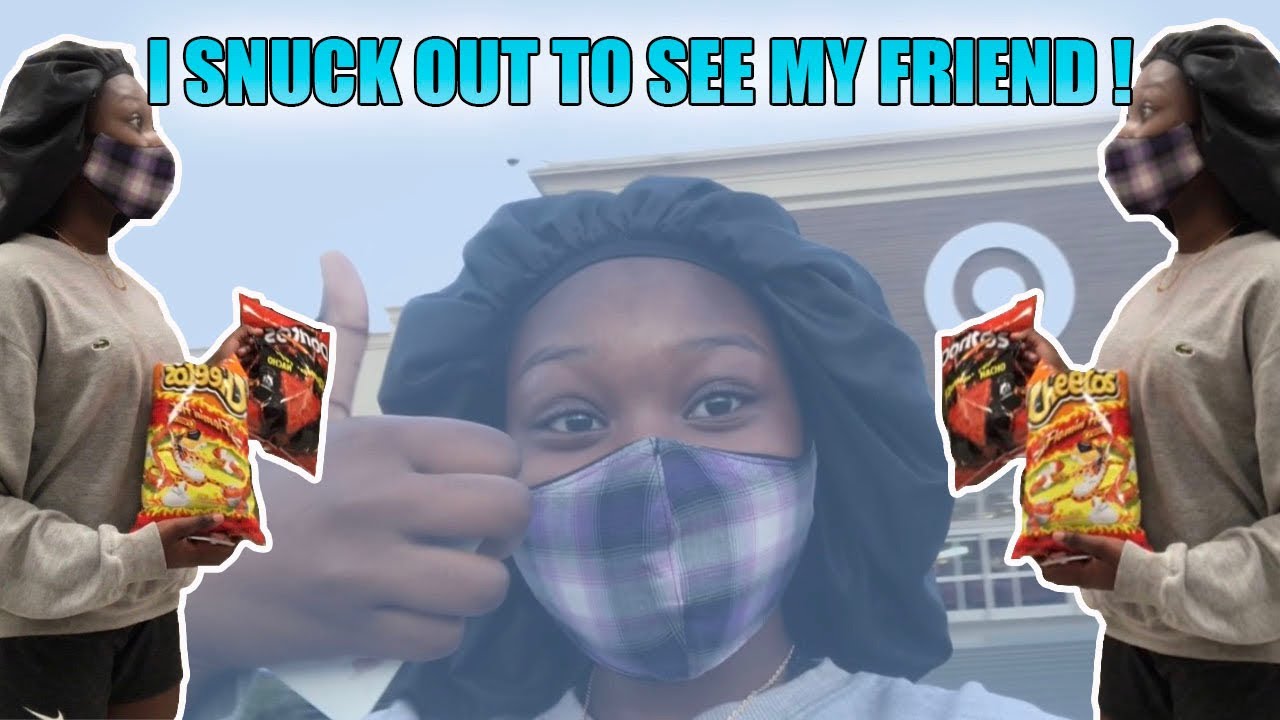 🛍Quarantine Target Vlog I SNUCK OUT OF QUARANTINE TO SEE MY FRIEND!😵