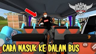 Cara supir masuk ke dalam bus! | Bus Simulator Indonesia screenshot 5