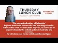 Thursday Lunch Club 2020 11 12 Raphael Aron on Deradicalisation of Islamists