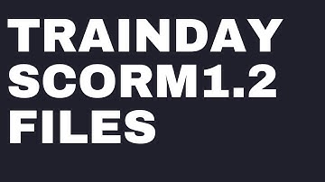 Export Trainday Courses as SCORM Files with One Click