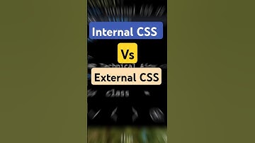 Internal CSS Vs External CSS 💥 | CSS | internatius and external CSS | #css #css3 #shorts #ytshorts