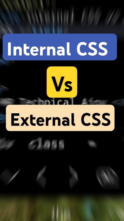 Internal CSS Vs External CSS 💥 | CSS | internatius and external CSS | # ...