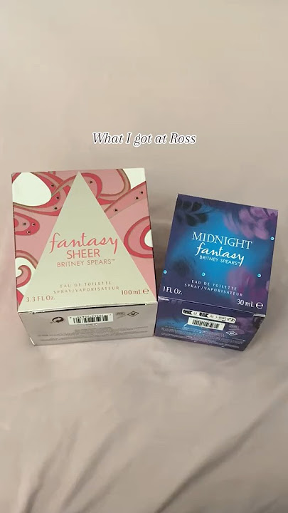 What I got at Ross #perfume #britneyspears #midnight #fantasy #smellamazing #ross  #haul