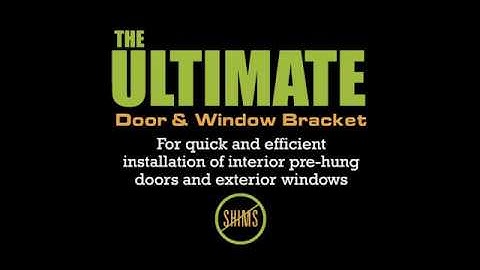 The Ultimate Bracket Quick and Easy Window Installation