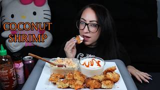 COCONUT SHRIMP AND ESQUITE MUKBANG