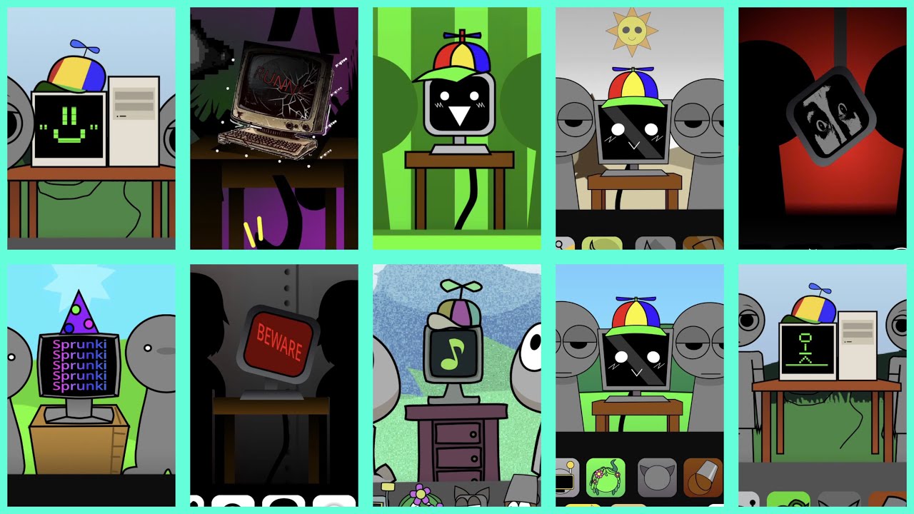 Incredibox - Sprunki ALL MR.FUN COMPUTER in Random Different Mods - YouTube