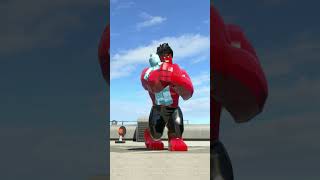 RED HULK Hugs Iceman - LEGO Marvel Super Heroes