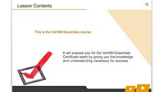 VeriSM Essentials Course   Introduction