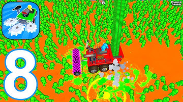 Z Machine - Gameplay Walkthrough Part 8 Stickman Zombie War Base Defense (iOS,Android)