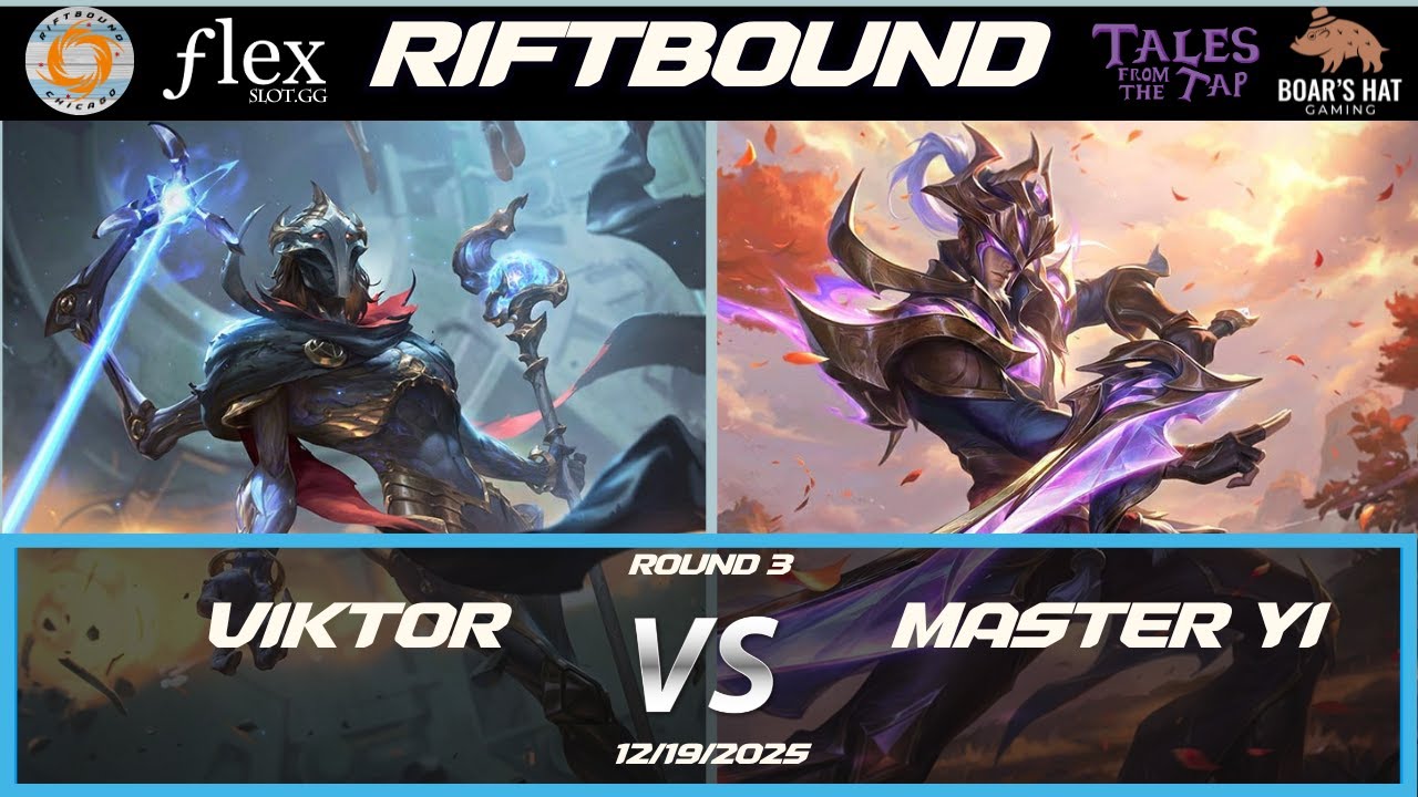 Viktor VS Master Yi  [Riftbound Gameplay Round 3]