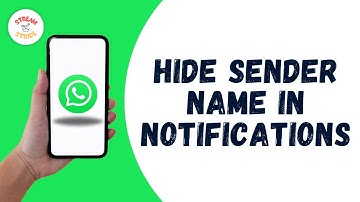 How to Hide WhatsApp Sender Name from Android Notification