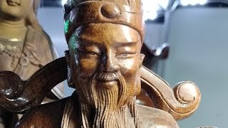 @tuanhoangdieukhac#woodcarving#woodvorking#carving#carving of paintings#carving of round statues