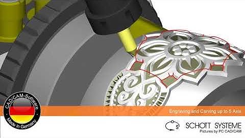 Pictures by PC CAM Video - 5 Axis Engraving and Carving