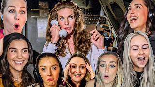TOP FEMALE AIRPLANE PANIC SCENE Reactions! Airplane! Movie Reaction