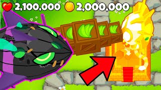 TIER 5 LYCH Boss Bloon VS RANDOM PROJECTILES Mod! $2,000,000+ INSANE LUCK! (Bloons TD 6 Update)