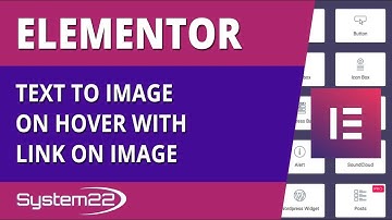 Elementor Text To Image On Hover With Link On Image 👍