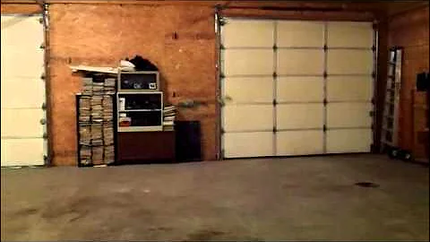 Nick Maxwell flying Mini Protos inside barn