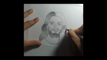 How to draw Jesus Christ? #drawing #art #christianart