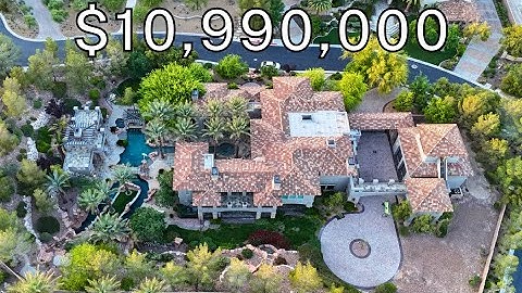Inside a $10,990,000 Las Vegas MEGA Mansion with a Lazy River!