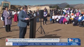 Groundbreaking ceremony for Columbia Elementary School in Las Cruces