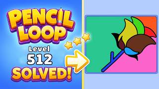 Pencil Loop Level 512 Walkthrough & Solution | Rollic Games ✏️🧩