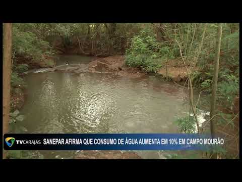 SANEPAR afirma que consumo de água aumenta em 10% em Campo Mourão