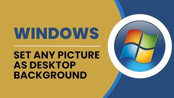How To Set Any Picture / Image As Desktop Background | Set Image As Windows 11 Wallpaper