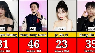Squid Game Cast : Real Names & Ages Revealed 🤯