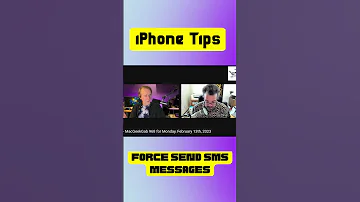 IPhone Tips Force Send SMS Messages 