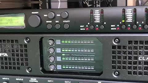 Sound check of TPA Kiva TP 460 single 10” line array system