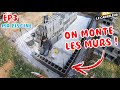 Je construis ma piscine moi meme ep3 drain et montage mur blocs  bancher 