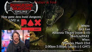 02/10/23 - Fridays at Four - Dungeons &amp; Dragons Online