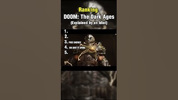 RANKING DOOM: THE DARK AGES (EXPLAINED BY AN IDIOT) I DUBBED DOOM: THE DARK AGES