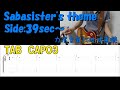 サバシスター サバシスターのテーマ サイドギターを弾いてみた。 with TAB Sabasister's theme Sabasister