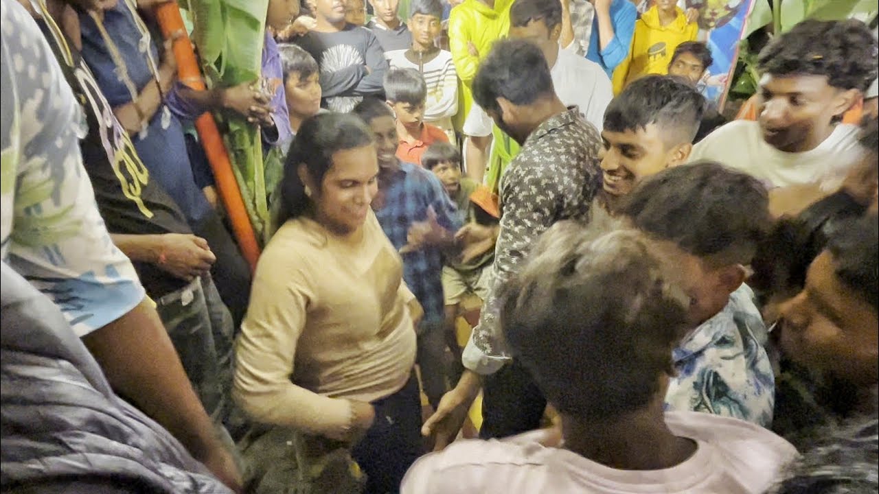 pavani-bujji-friend-hulchul-at-bonalu-hyderabad-bonalu-2023-youtube