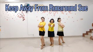 Keep Away From Runaround Sue - Line Dance /Absolute Beginner/Bev Vinge (AUS)/Runaround Sue