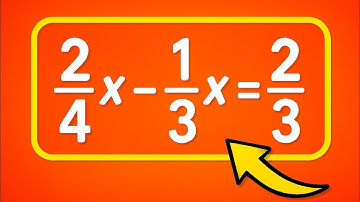 🧠 "Understand Every Step: How to Solve 2/4x - 1/3x = 2/3 Like a Math Expert"
