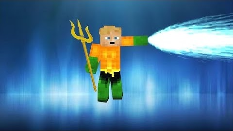 Aquaman in vanilla Minecraft | ONLY ONE COMMAND BLOCK (1.8)