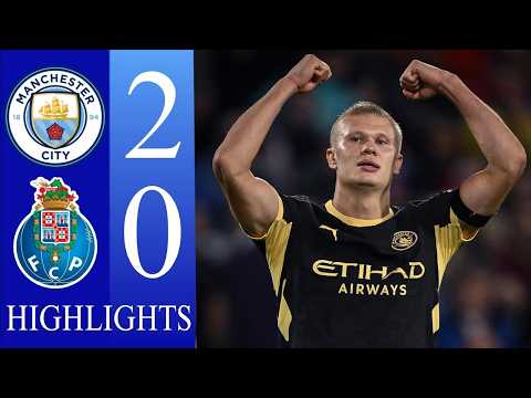 Manchester City vs FC Porto Highlights (0-2) | Earling Haaland BRACE! Champions League Highlights